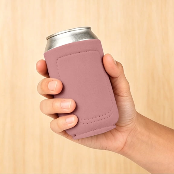 1 Pcs Standard Can Sleeves Insulators Sleeves Standard Can Covers Beer Bottle Sleeves Coolers Holder Non-slip Neoprene Can Coolier Sleeves (Pink)