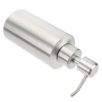GOOHOCHY 1Pcs Cylindrical Silver Soap Dispenser 304 Stainless Steel For Home Use Kitchen Accessories