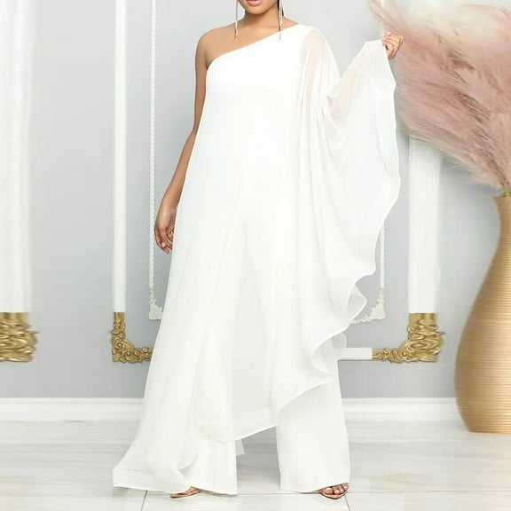 Women Solid Jumpsuit Mesh Irregular Shawl Zipper Casual Sleeveless Suspender Wrap Chest Jumpsuit Summer Jumpsuit for Women Women Beach Jumpsuit Belted Suit Elegant for Women Jumpsuits Long Sleeves