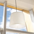 thumbnail image 4 of SHISUYAN Indoors Linen Lamp Shade Rustic Hanging Light Shade Round Lamp Cover Replacement, 4 of 9