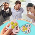 thumbnail image 4 of Mini Fidget Dimple Toy, New Designed Dimple Fidget Hand Toy, Dimple Stress Relief Toy Keychain, Portable Handheld Decompression Sensory Bubble Push Pop Toy for Adult Children (#35), 4 of 8