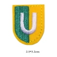 thumbnail image 4 of 26 parches con letras del alfabeto inglés, pasta de bordado, apliques DIY, parches adhesivos, accesorios decorativos para ropa, vaqueros, camisas, mochilas, 4 of 5