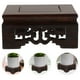 thumbnail image 5 of Maceta pequeña de madera para flores, base de madera para maceta, soporte para plantas, elevador para macetas, 5 of 8
