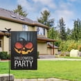 thumbnail image 2 of Happy Halloween House Flag 28 x 40 Inch Pumpkin Ghosts Decorative Double Sided Flag for Farmhouse Yard Holiday Outdoor Decoration, 2 of 5