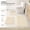Ivory, variant on 3 Piece Bathroom Rug Set, Ultra Soft Velvet Memory Foam Bath Mats, Non-Slip PVC Backing, Quick Dry and Washable Bath Floor Mats, Ivory