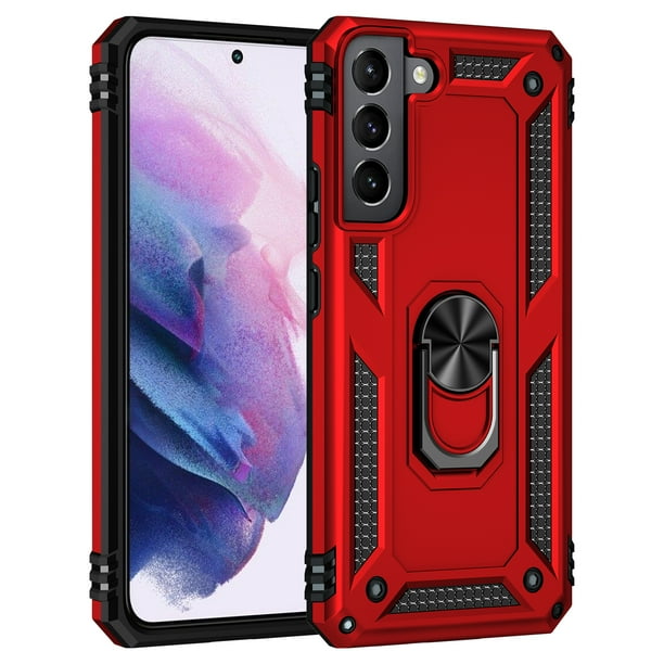 Funda de teléfono para Samsung S22 de Uso Rudo Shockproof + Cristal 9D