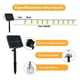 thumbnail image 4 of Guirnaldas De Luces Led Solares Exterior 12m 100 Focos, 4 of 9