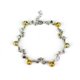 thumbnail image 1 of Colección de la Escuela de Magia Joyería Pulsera combinada con alas de cuentas doradas Collar de aleación con forma de reloj de arena, 1 of 6