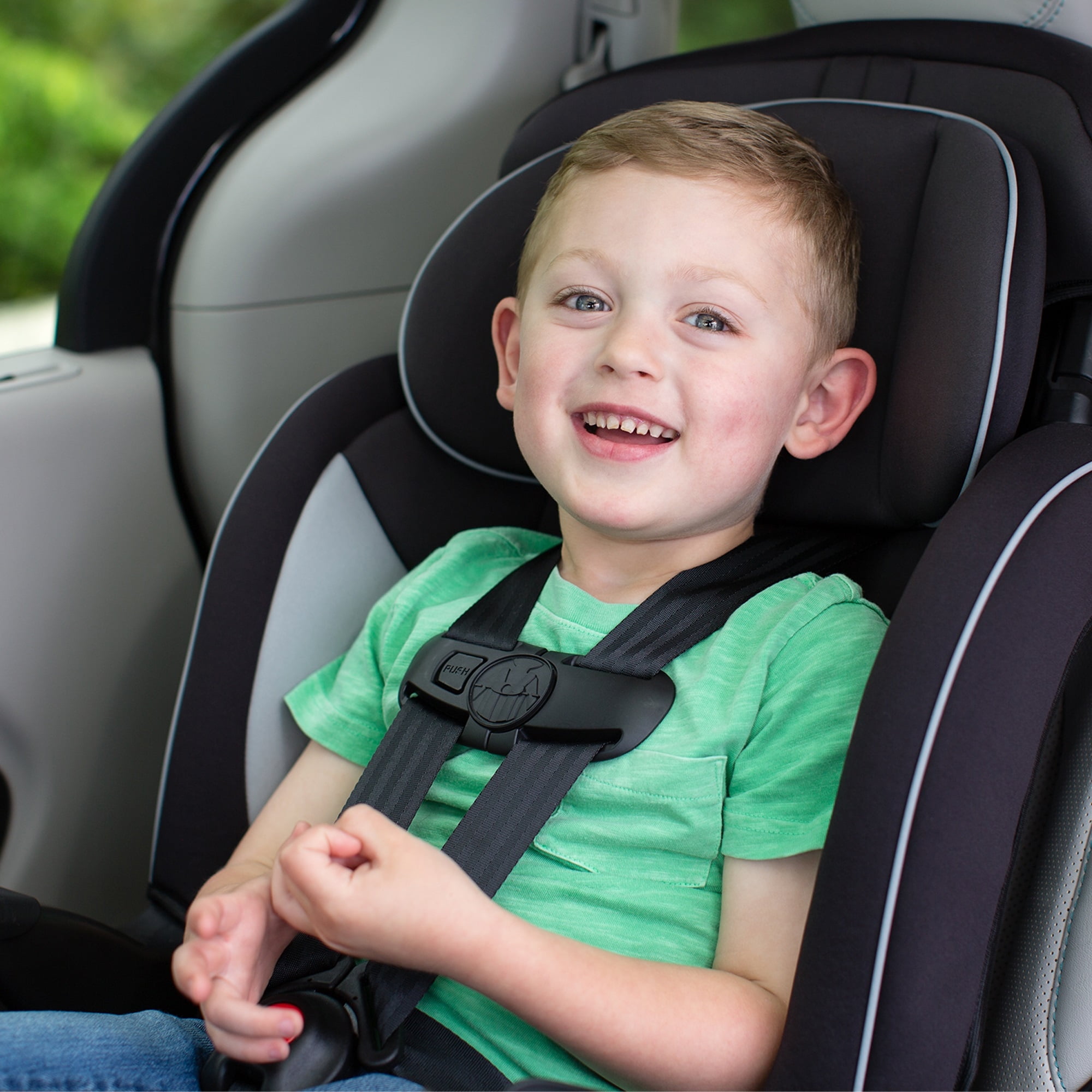 Safety 1st Grand 2-in-1 Booster Car Seat, Black Sparrow, Toddler, Unisex