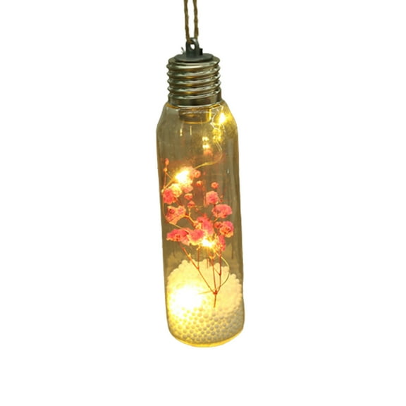Mouliraty Home Decoration Christmas Decor Hanging Bottle Light Christmas Lamp Decorations Christmas Tree Bulb 16x4.5cm Light Bulb Decorative Items Gift Clear Light Bulbs