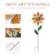 thumbnail image 3 of Molino de viento de hierro forjado para jardín, insertado en el suelo, decoración creativa para patio, 3 of 5