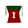 thumbnail image 1 of Bolsa de Almacenamiento Del Árbol de Navidad Bolsa de Regalo de Navidad de 26 Cartas 12.2x14.96In Rojo Poliéster con Cordón Bolsas de Regalo de Navidad, 1 of 6