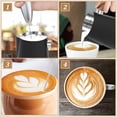 thumbnail image 3 of FUYGRCJ Milk Frothing Pitcher, 20oz/600ml Steaming Milk Frother Pitcher, Stainless Steel Espresso Machine Accessories for Coffee Bar, Milk Coffee Latte Art, Barista Steam Pitcher Milk Jug Cup, 3 of 11