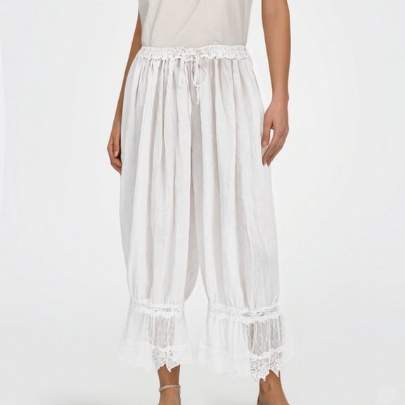 Women Pants Wide Leg Baggy Pants Capris Pants Casual Outfits Comfortable Work Pants Womens Dress Pants for Work