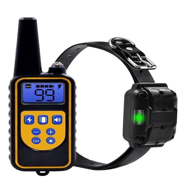 lionlar Dog Training Remote Control Warterproof 1pc Black