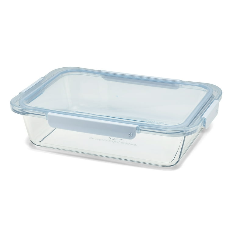 Ello Color Lock Glass 9x13 Deep Bakeware Dish, Windy Blue