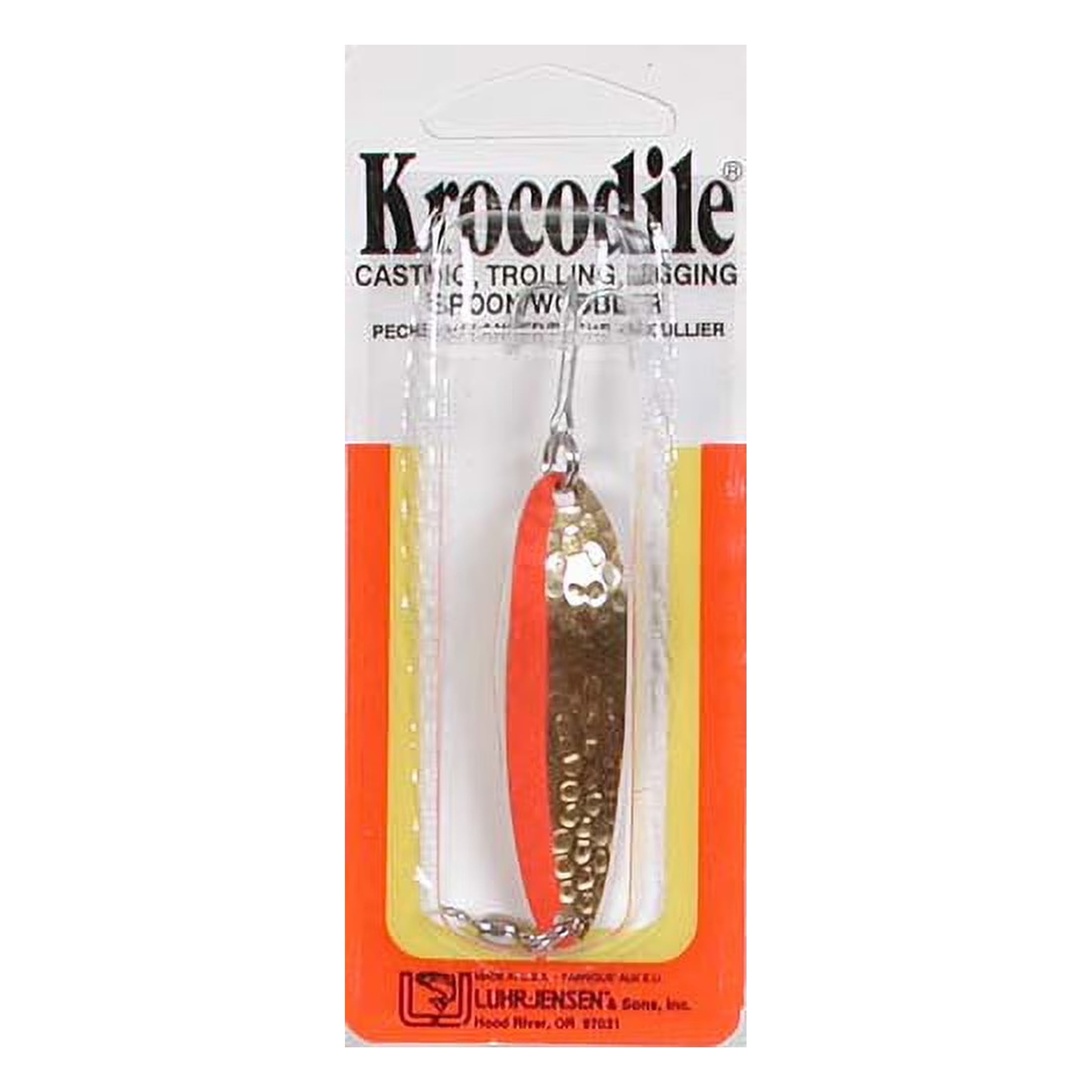 Luhr Jensen Krocodile 1/4oz Spoon Fishing Lure 2 1/8