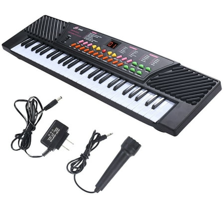 - Costway 54 Keys Music Electronic Keyboard Kid Electric Piano Organ W/Mic & Adapter