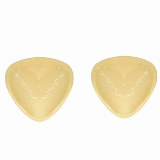 Seamless Triangle Double-Sided Breathable Chest Pad for Women, Gathered Thickened Self-Adhesive Sponge Inserts