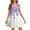 White, variant on TQWQT Girls Blue Dresses Summer Sleeveless Floral Print Dress Size 10-12 Kids Crew Neck School Dress Cute Girls Sundress Tween Girls Clothes Blue 130