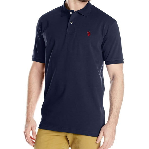 U.S. Polo Assn. - U.S. Polo Assn. Men's Interlock Polo Shirt - Walmart ...
