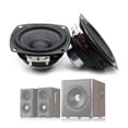 thumbnail image 4 of Audio 2Pcs 66MM 4 Ohm 25W Full Range Speaker Rubber Side NdFeB Magnetic Mini Portable Loudspeaker Sound Home Theater, 4 of 4