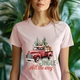 thumbnail image 5 of Red Truck Graphic T-Shirt | Vintage Pickup Tee for Men Women Kids, White, Size S, 5 of 6