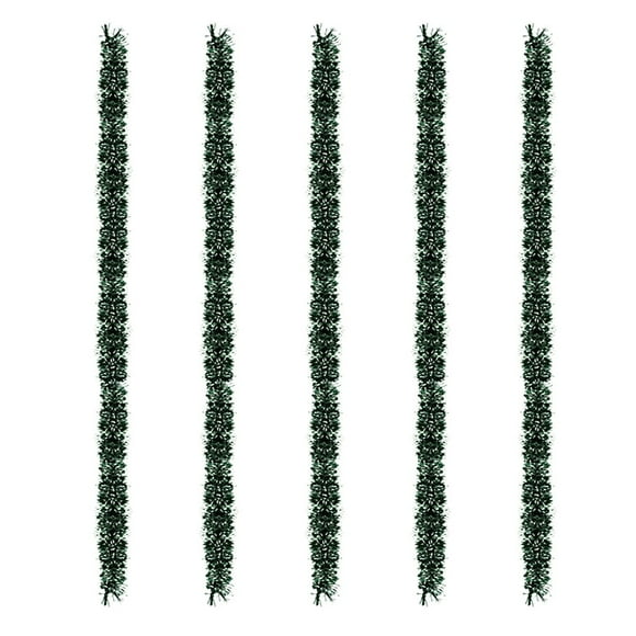 Christmas Tree Christmas Tree Ornaments Christmas Garland 2M Party Tree Green Ribbon Xmas Ornament Decor 5Pcs