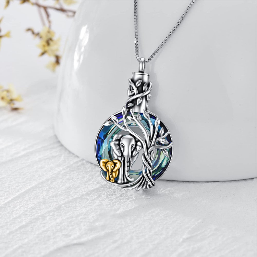 Elephant cremation jewelry deals