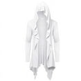thumbnail image 2 of Womens Coats Outerwear Winter Halloween Cos Medieval Retro Hooded Coat Long Hooded Cardigan Pleated Shawl European and American Role Playing, 2 of 5
