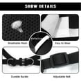 thumbnail image 4 of Dog Harness and Lead Set, Soft Mesh Padded Harness for Puppies and Cats, Reflective, Adjustable, Breathable Chest Harness for Walking, Running, Training （Black,L）, 4 of 6