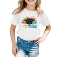 thumbnail image 3 of Hiijoy Little Girls Graduation Graphic T-Shirt Short Sleeve Crewneck T Shirt, Sizes 3-13, 3 of 3