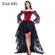 thumbnail image 2 of Corsé de encaje Steampunk para mujer, corsé con hombros descubiertos y falda alta y baja, ropa de fiesta, 2 of 6