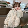 thumbnail image 2 of Youmylove Kids Winter Outwear Toddler Girls Fashion Jacket Fall Toddler Cardigans Fuzzy Lightweight Jackets Warm Coats, 2 of 4
