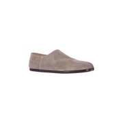 Maison Margiela Taupe Slip-On Tabi Suede Flats Neutrals (Men's)