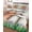 Green, variant on Quilt King Size Bedding Set, Easter Bunny Reversible Summer Quilt 3 Pieces, Cute Rabbits Colorful Eggs Floral Green Check Lightweight Bedspreads Coverlets with 2 Pillow Shams for All Seasons