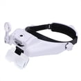 thumbnail image 1 of Gafas con Diadema y Lupa LED, 5 Lentes Intercambiables Individuales para ReparacióN de Herramientas, Soldadura, Lectura y JoyeríA., 1 of 5