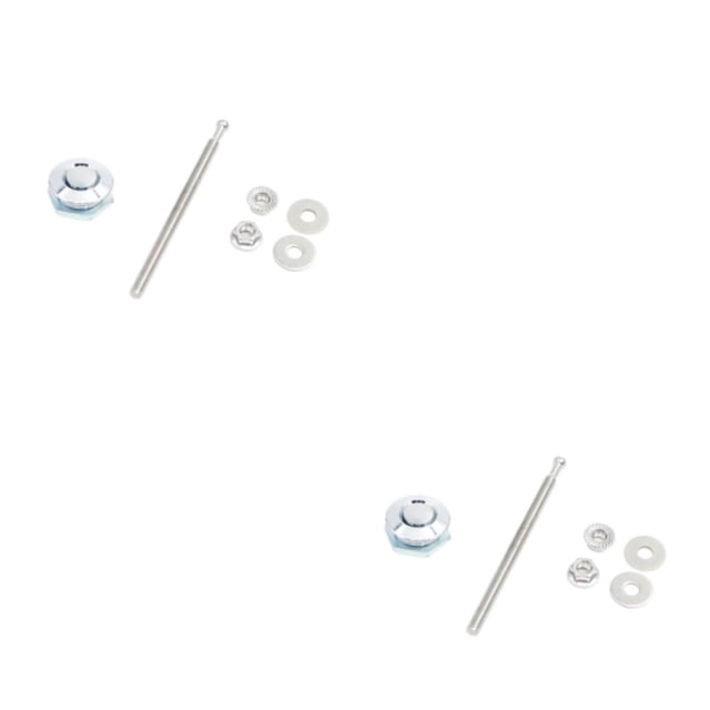 Transemion Car Modification Lightweight And Stylish Hood Lock Multiple Options Available Electroplated silver DP17-25 2Set