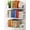 White, variant on Floating Book Shelves for Wall Set of 3, 17 x 8 Inch Deep Wooden Wall Bookshelf for Bedroom Office, Rustic Wood Hanging Wall Shelves for Living Room Kitchen (Dark Brown)