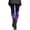 Purple, variant on Women's Legging 2025 Women's Printed Sequin Sport Leggings With Soft And Slim Butt Lifts