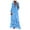 Light blue, variant on Mchoice Fashion Women's Casual Bohemian Beach Long Dress Print Plus Size Floral Dress Lace Tassel Loose Maxi Dress for Summer