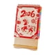 thumbnail image 2 of 2026 Desk Calendar Mini Paper Desktop Calendar Festive Red Stand • 13-Month January–December Planner • Thick Non-Bleed Pages • Triangular Base • Office Home Gift, 2 of 6
