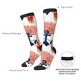thumbnail image 4 of Fotbe Koi Fish And Corals Calcetas Divertidas Estampadas para Hombre y Mujer, Calcetas de Algodón hasta la Rodilla para Caminar, Correr, Enfermería y Embarazo, 4 of 6