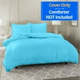 thumbnail image 2 of LammaLoe Duvet Cover Queen, Luxury Microfiber 3 Piece Bedding Sets with 2 Pillow Shams, Beach Blue, 2 of 7