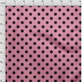 thumbnail image 4 of oneOone Georgette Viscose Light Pink Fabric Dots Sewing Craft Projects Fabric Prints By Yard 42 Inch Wide-QL, 4 of 6