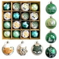thumbnail image 3 of Christmas Ball Ornaments 16 Pcs - 2 inch Large Shatterproof Christmas Balls, Multi-Styles Decorations Indoor, Electroplating Holiday Party Hanging Ornaments for Xmas Tree, Wreath, Vines, Multicolor, 3 of 9