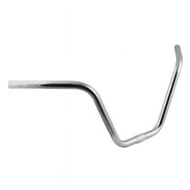 Sunlite Medium Hi-Rise Handlebar 27.5" Wide x 9" Rise x 1" Clamp Silver