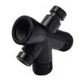 thumbnail image 1 of Desviador para Regadera Meer CNX Telefono en ABS Color Negro Mate Baño Entrada 1/2" Cruceta Resistente, 1 of 1