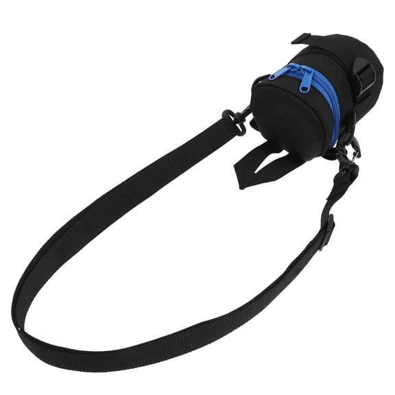 DEEPCRAFF 1Pc Compact Polyester Camera Lens Storage Bag Black for Dslr Lens
