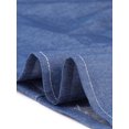 thumbnail image 6 of Agnes Orinda Women's Plus Size Chambray Sleeveless Button Work Shirts 1X Blue, 6 of 8
